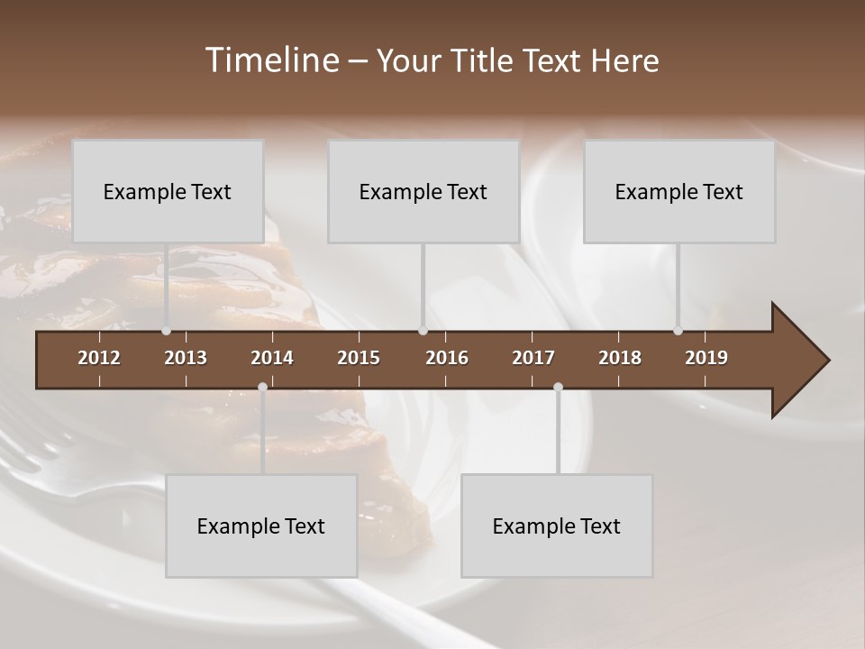 Edible Close Black PowerPoint Template
