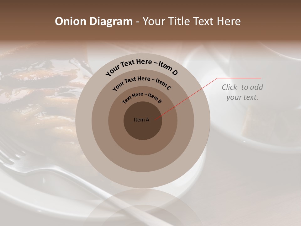 Edible Close Black PowerPoint Template