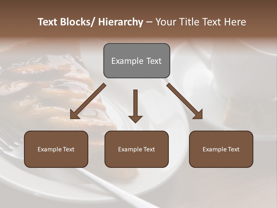 Edible Close Black PowerPoint Template