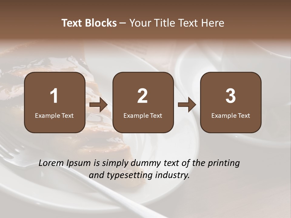 Edible Close Black PowerPoint Template