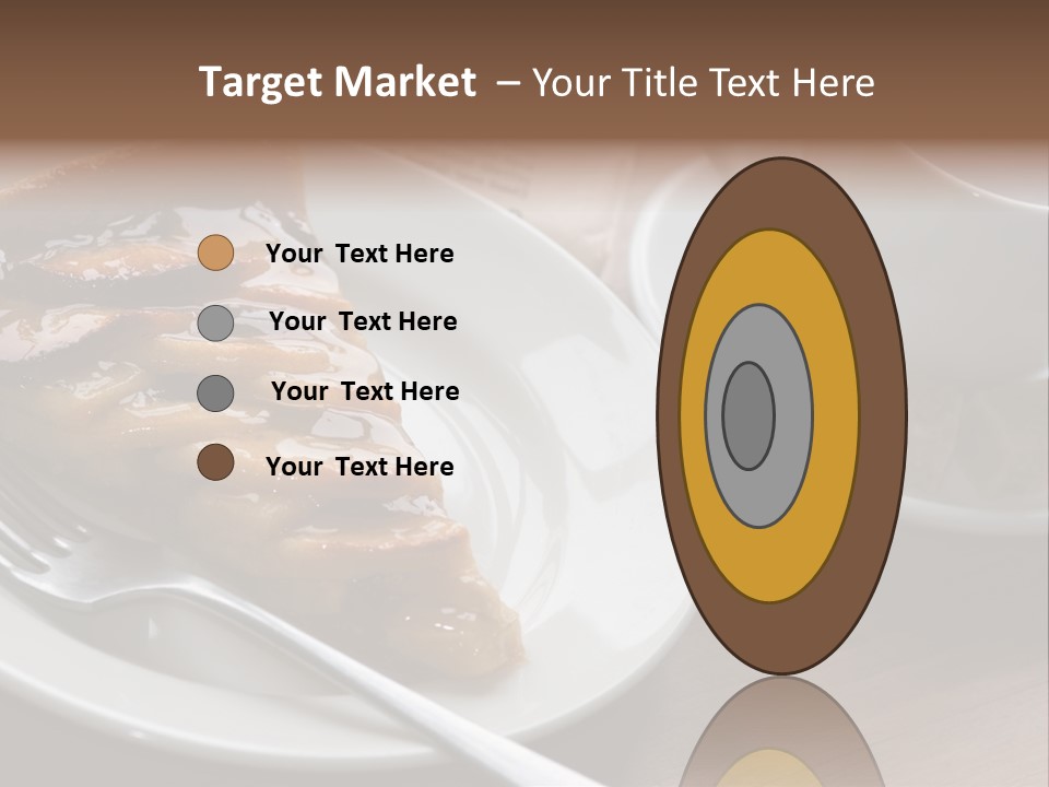 Edible Close Black PowerPoint Template