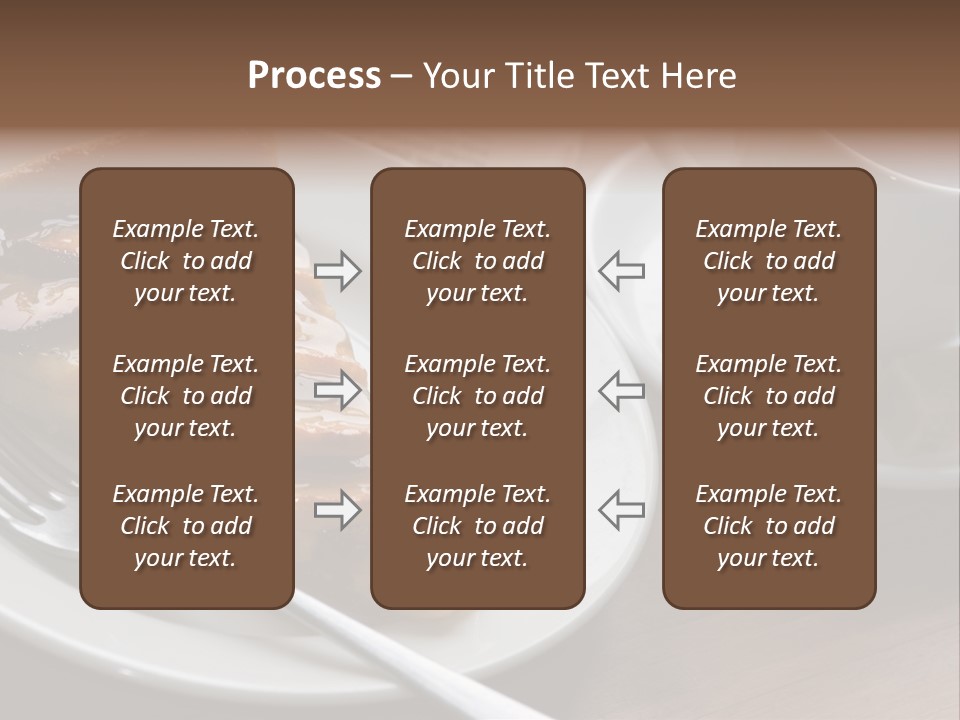 Edible Close Black PowerPoint Template