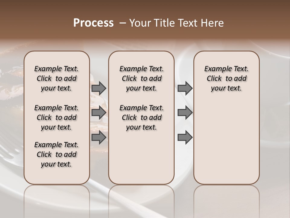 Edible Close Black PowerPoint Template