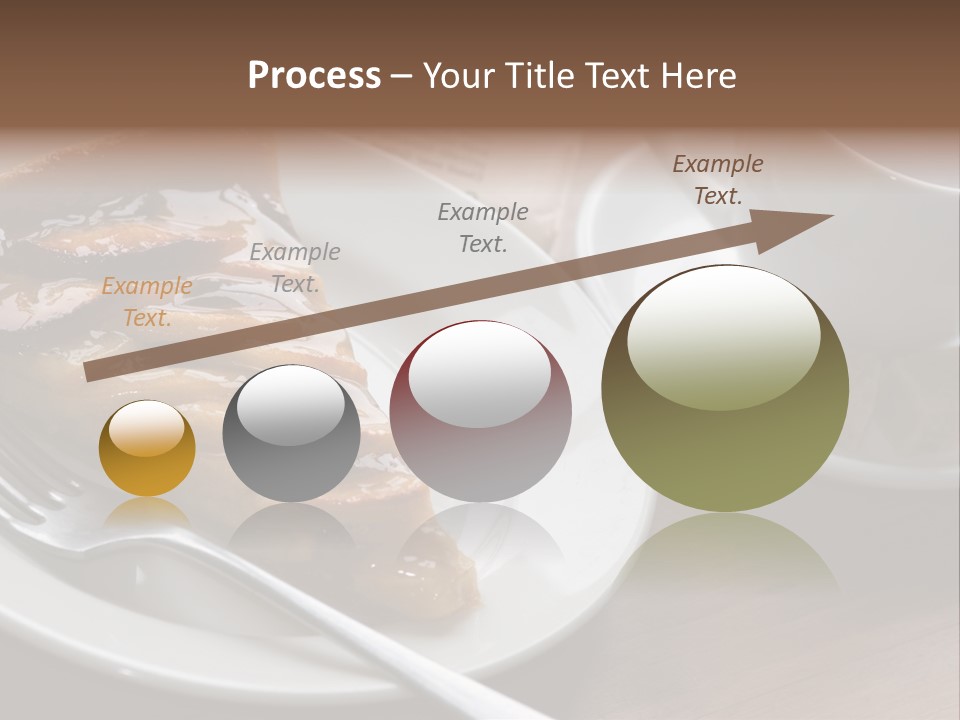 Edible Close Black PowerPoint Template