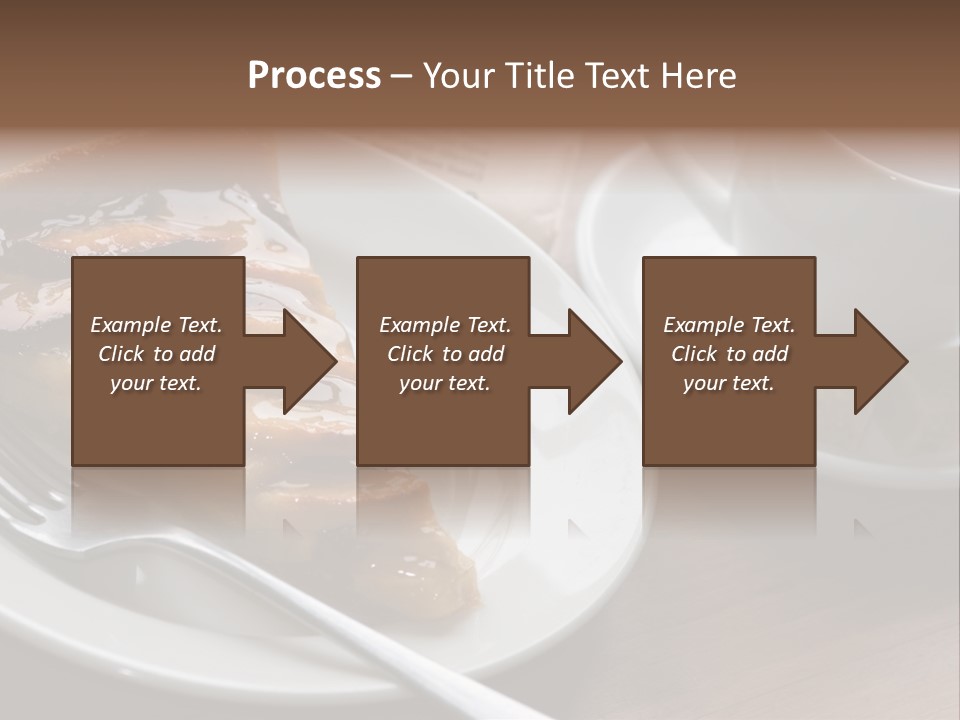Edible Close Black PowerPoint Template
