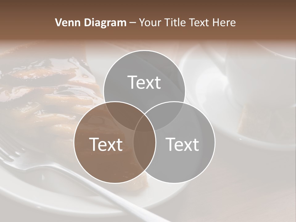 Edible Close Black PowerPoint Template