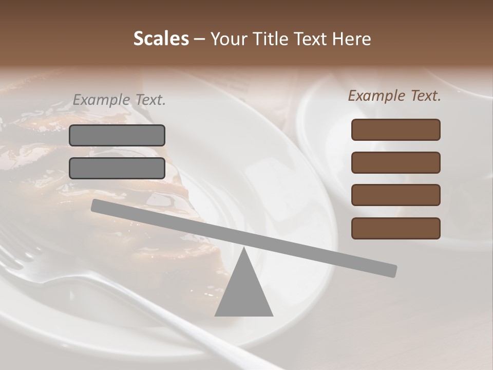 Edible Close Black PowerPoint Template