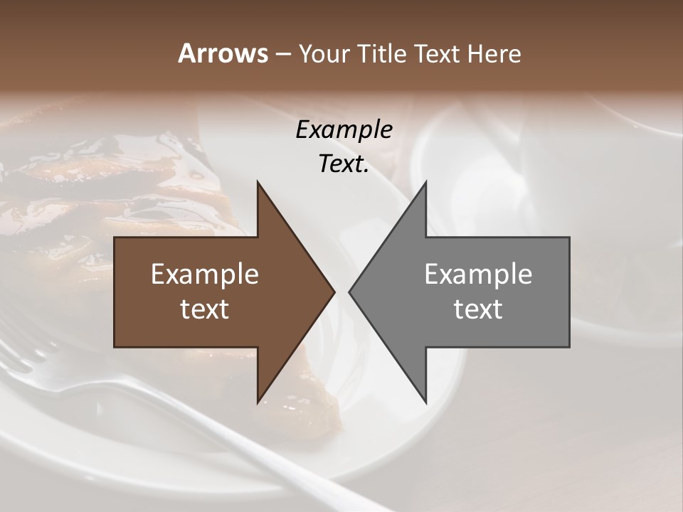 Edible Close Black PowerPoint Template