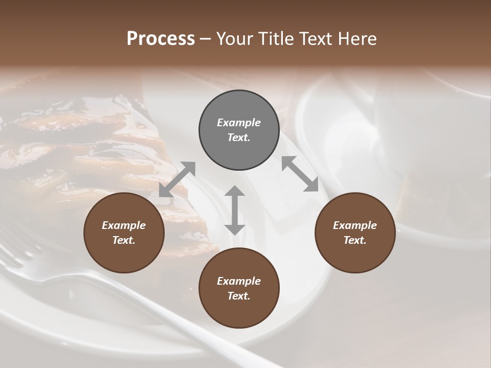 Edible Close Black PowerPoint Template