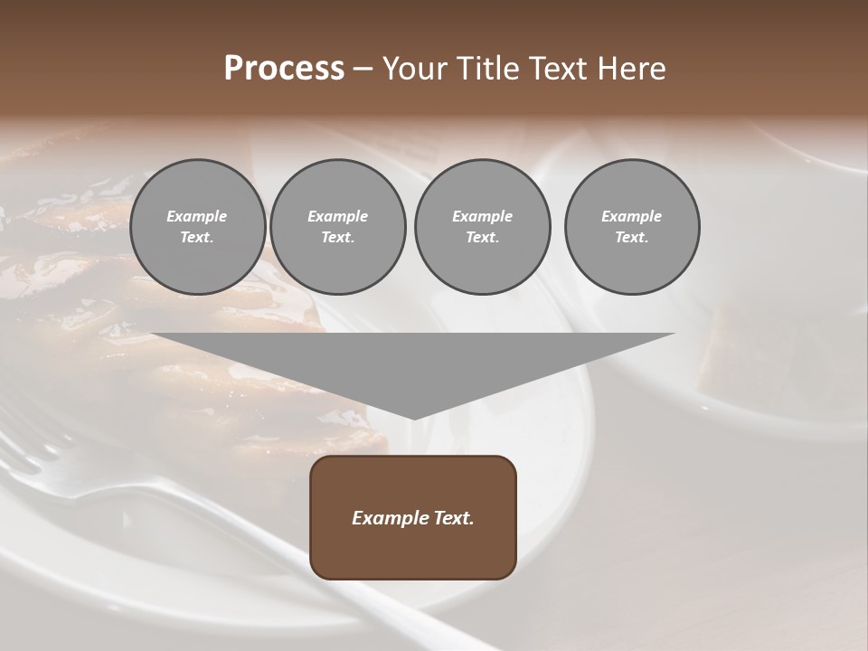 Edible Close Black PowerPoint Template