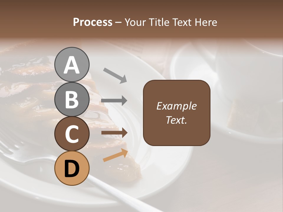 Edible Close Black PowerPoint Template