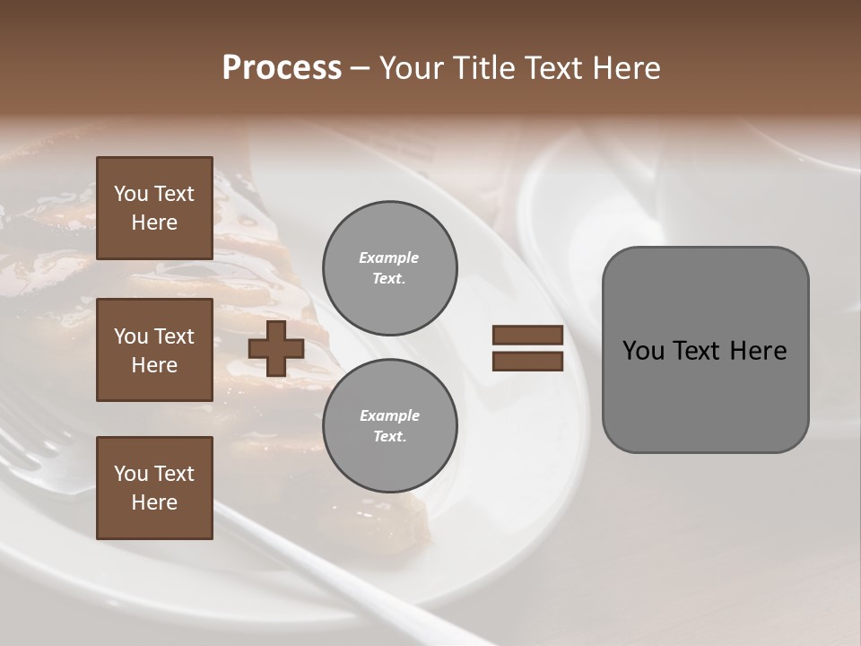 Edible Close Black PowerPoint Template
