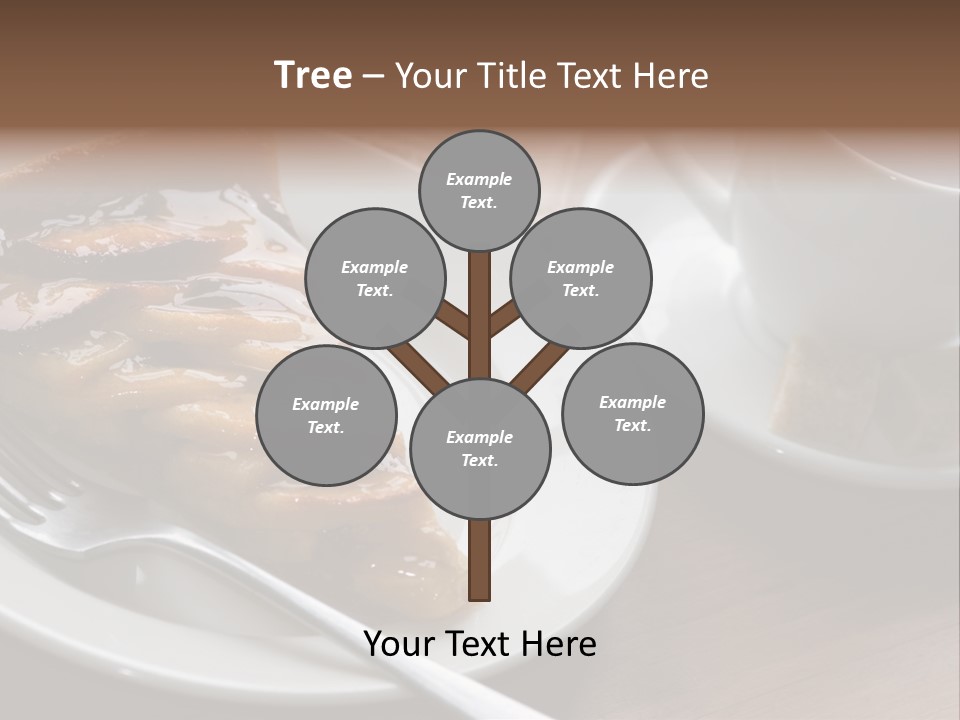 Edible Close Black PowerPoint Template