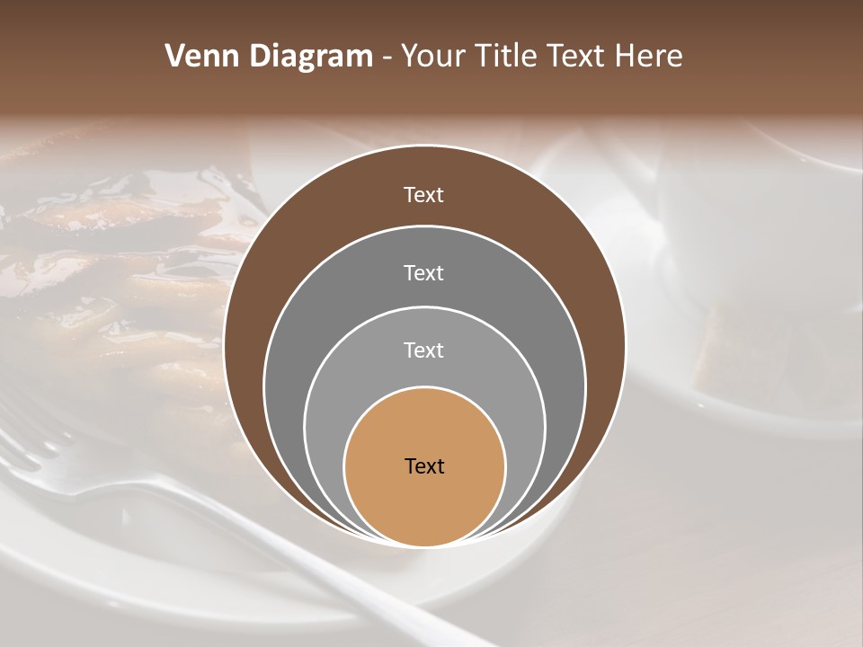 Edible Close Black PowerPoint Template
