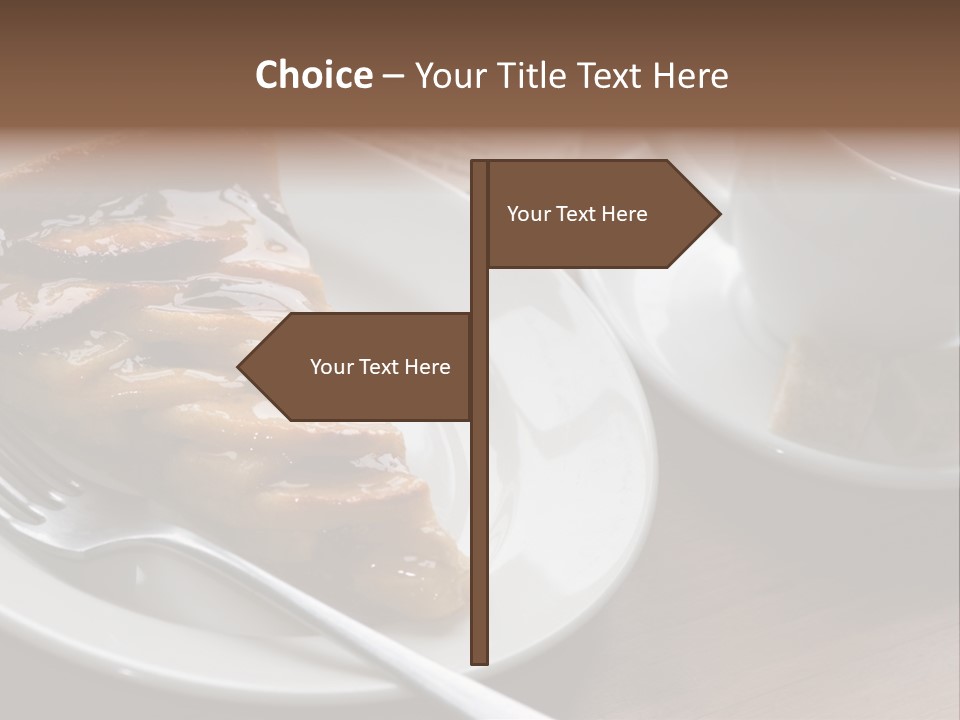 Edible Close Black PowerPoint Template