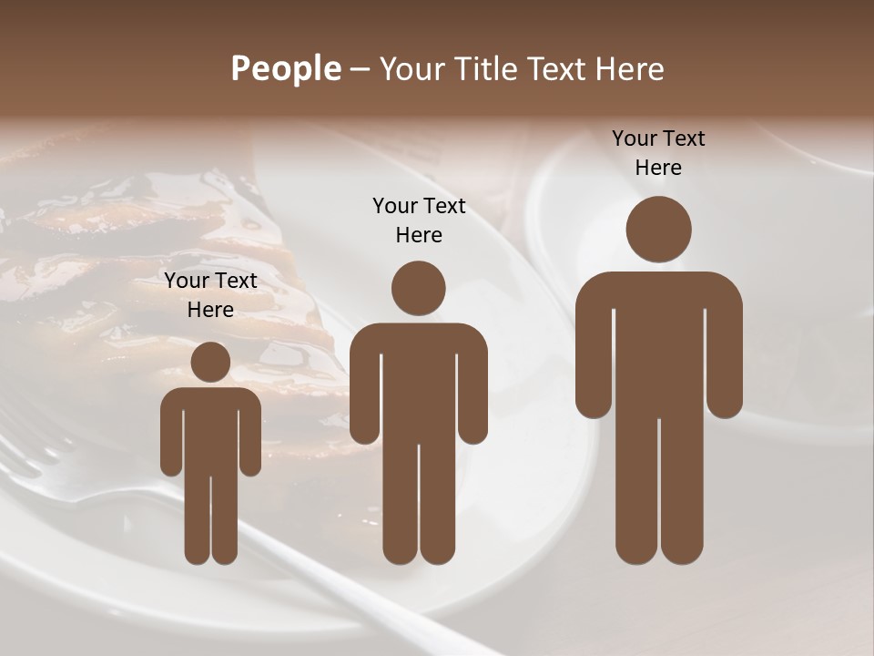 Edible Close Black PowerPoint Template