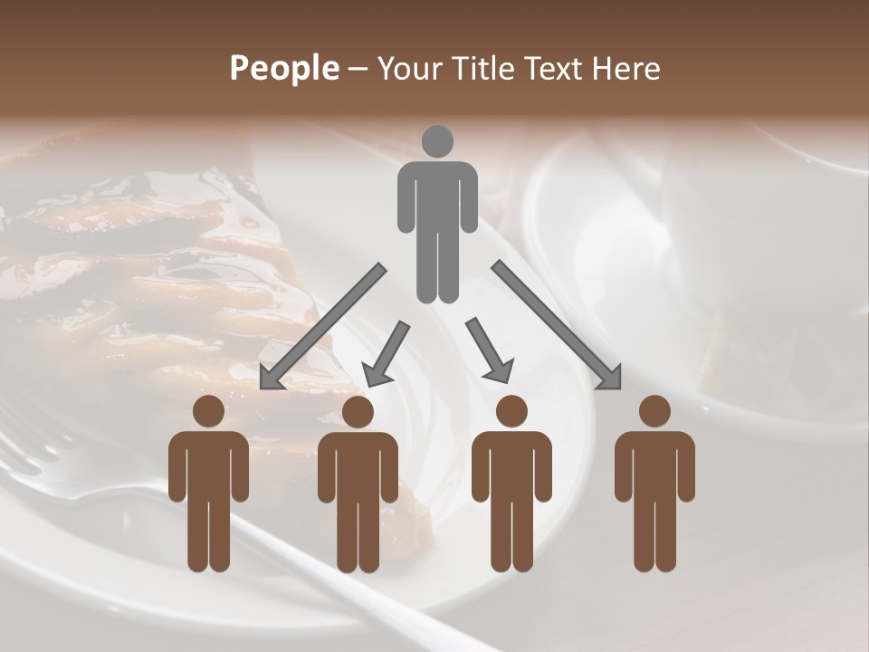 Edible Close Black PowerPoint Template