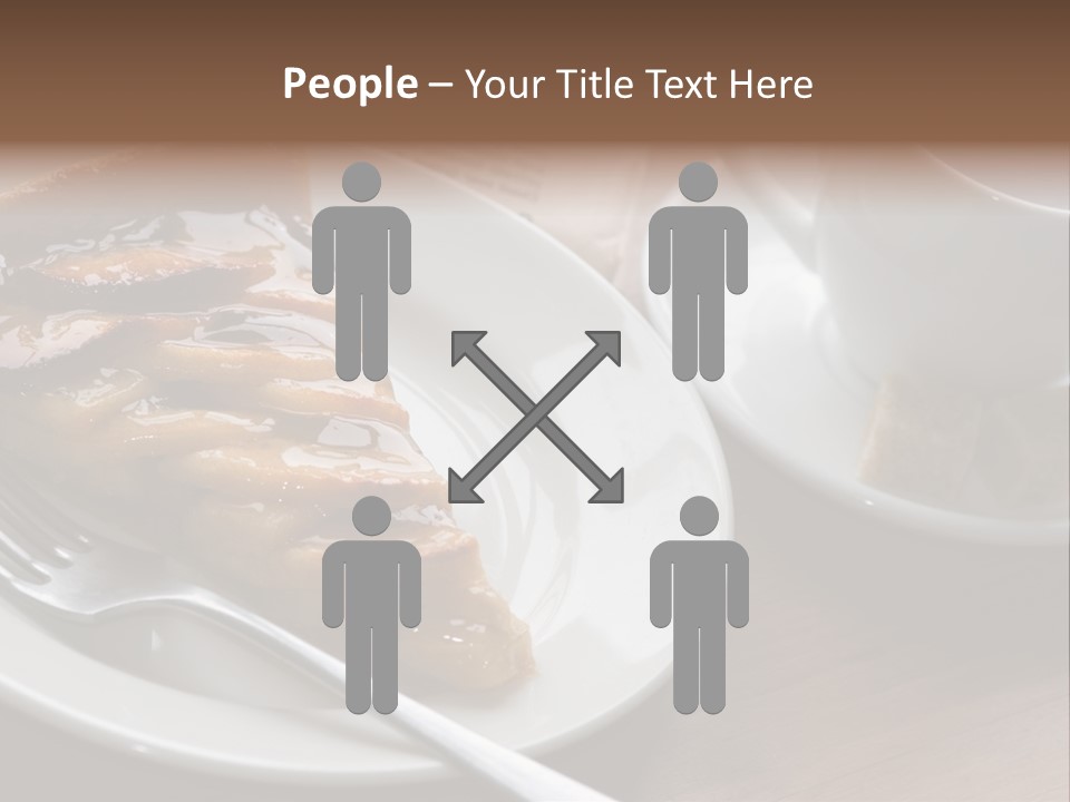 Edible Close Black PowerPoint Template