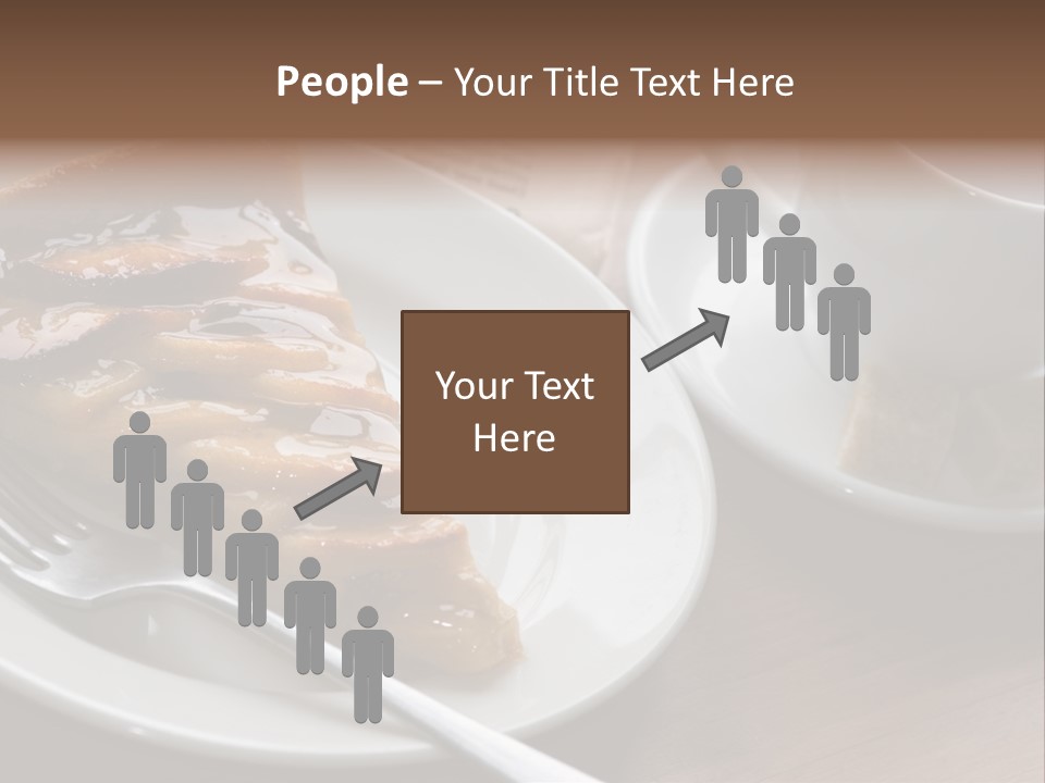 Edible Close Black PowerPoint Template