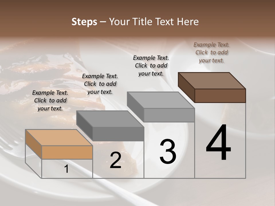 Edible Close Black PowerPoint Template