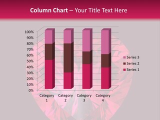 Object Garnet Heart PowerPoint Template