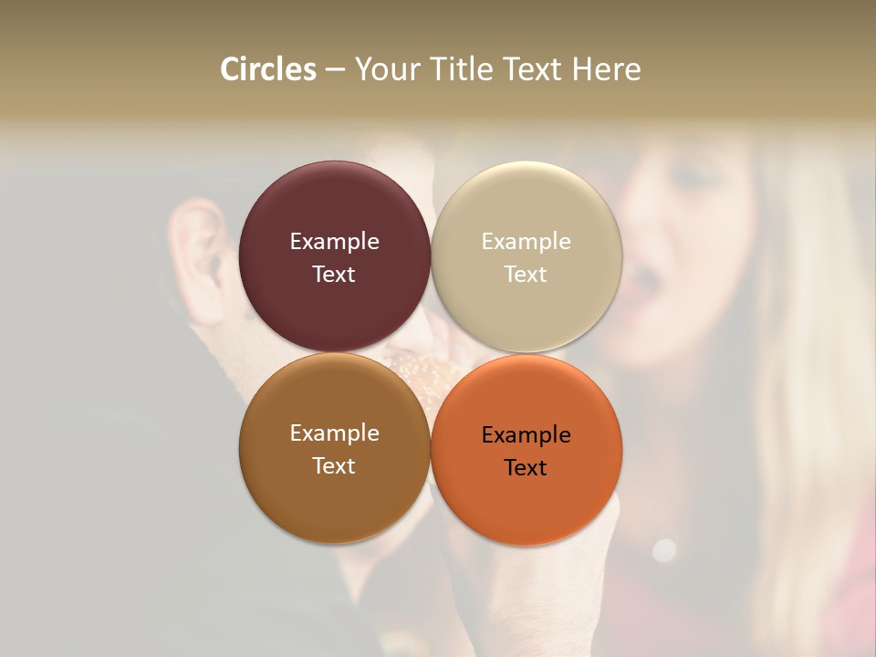 Going Out Man Meal PowerPoint Template