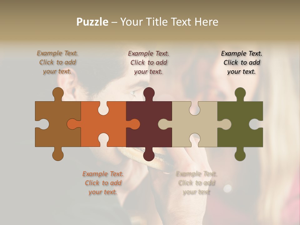 Going Out Man Meal PowerPoint Template