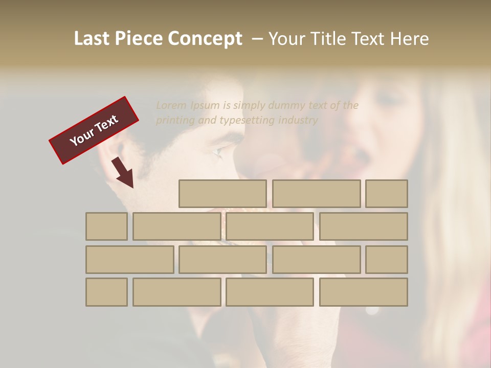 Going Out Man Meal PowerPoint Template