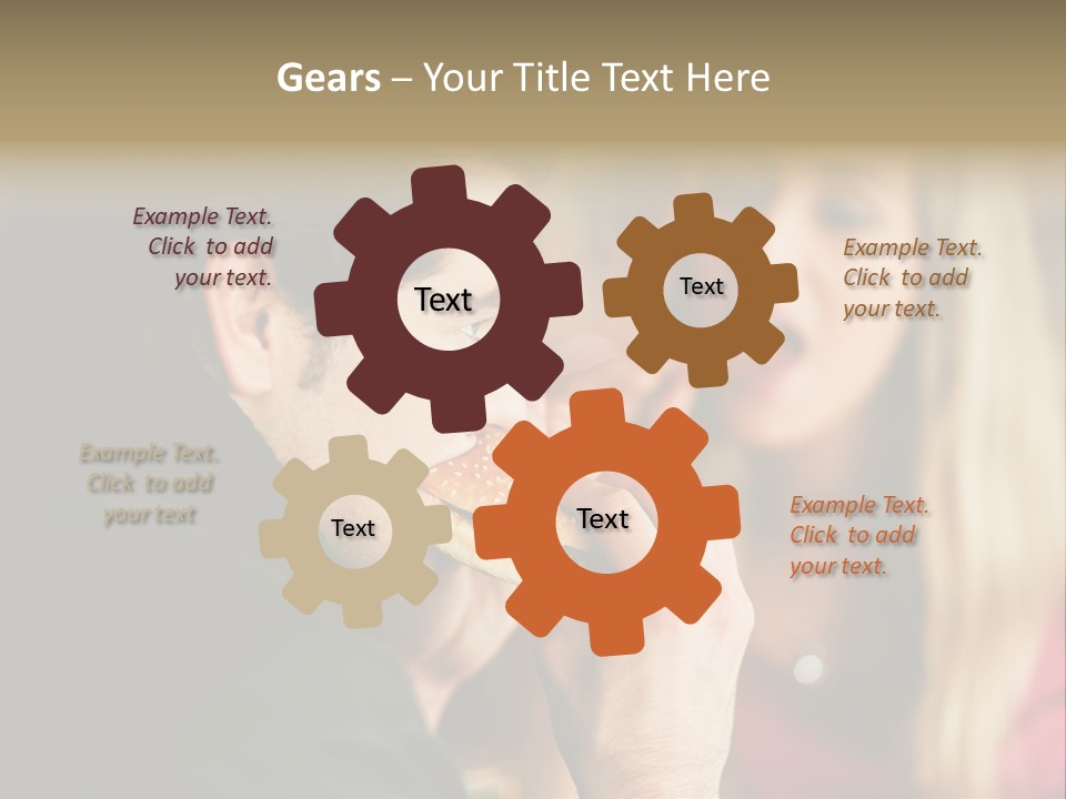 Going Out Man Meal PowerPoint Template