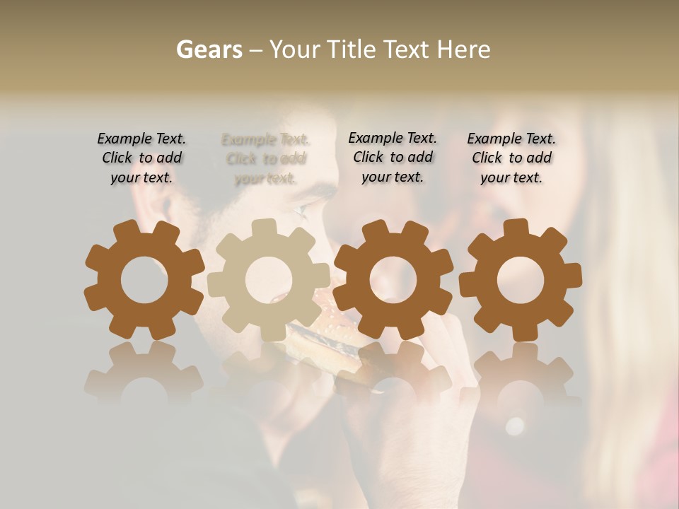 Going Out Man Meal PowerPoint Template