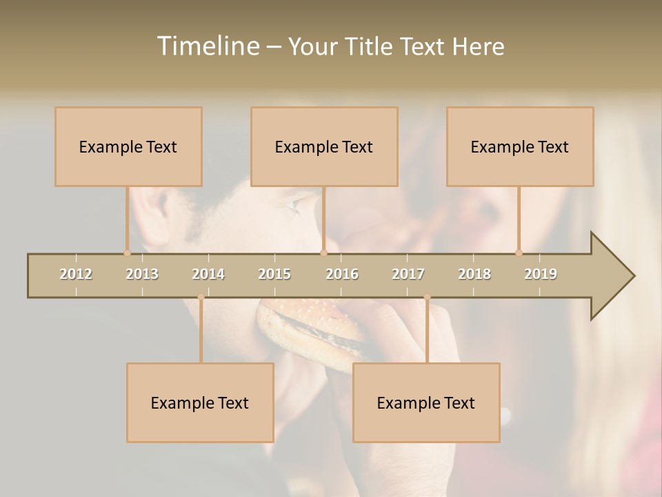 Going Out Man Meal PowerPoint Template