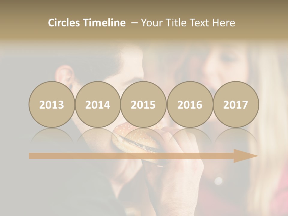 Going Out Man Meal PowerPoint Template