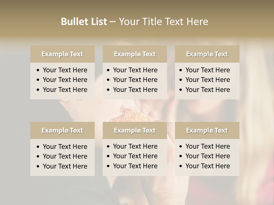 Going Out Man Meal PowerPoint Template