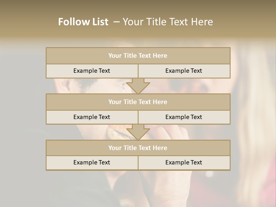 Going Out Man Meal PowerPoint Template