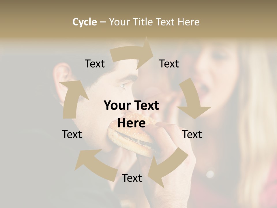 Going Out Man Meal PowerPoint Template