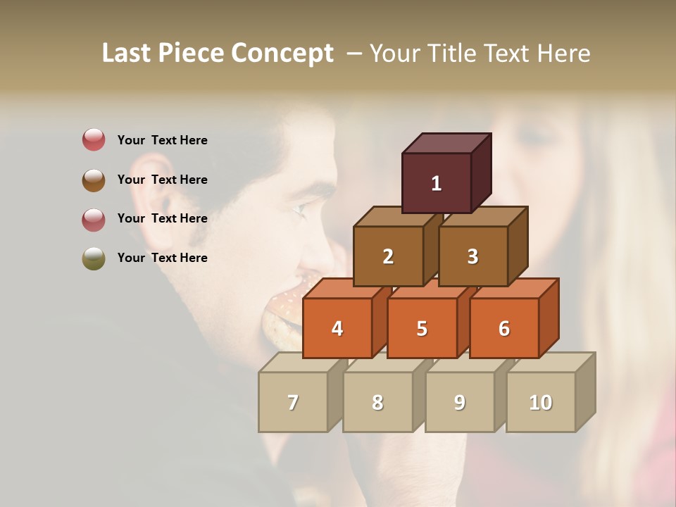 Going Out Man Meal PowerPoint Template