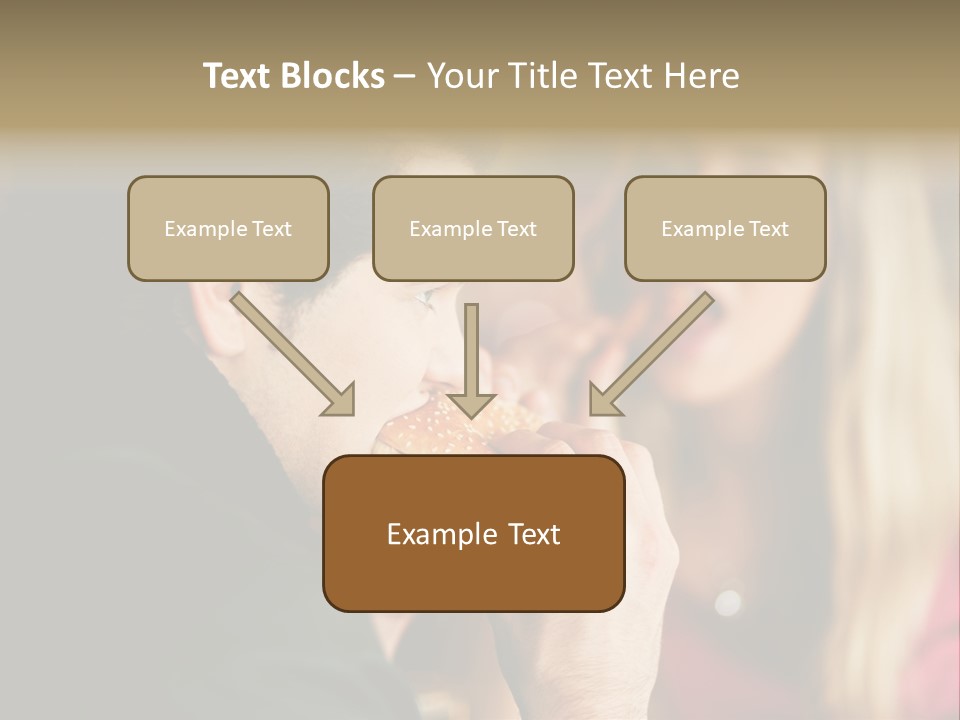 Going Out Man Meal PowerPoint Template