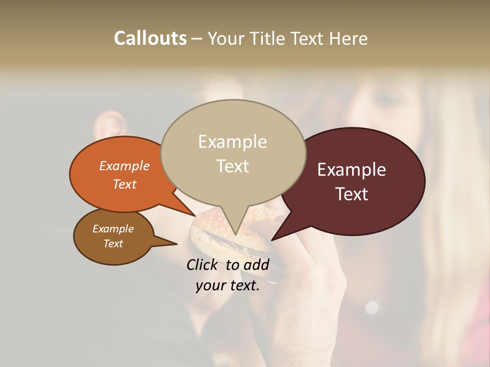 Going Out Man Meal PowerPoint Template