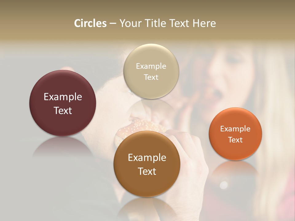 Going Out Man Meal PowerPoint Template