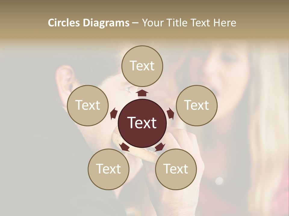 Going Out Man Meal PowerPoint Template