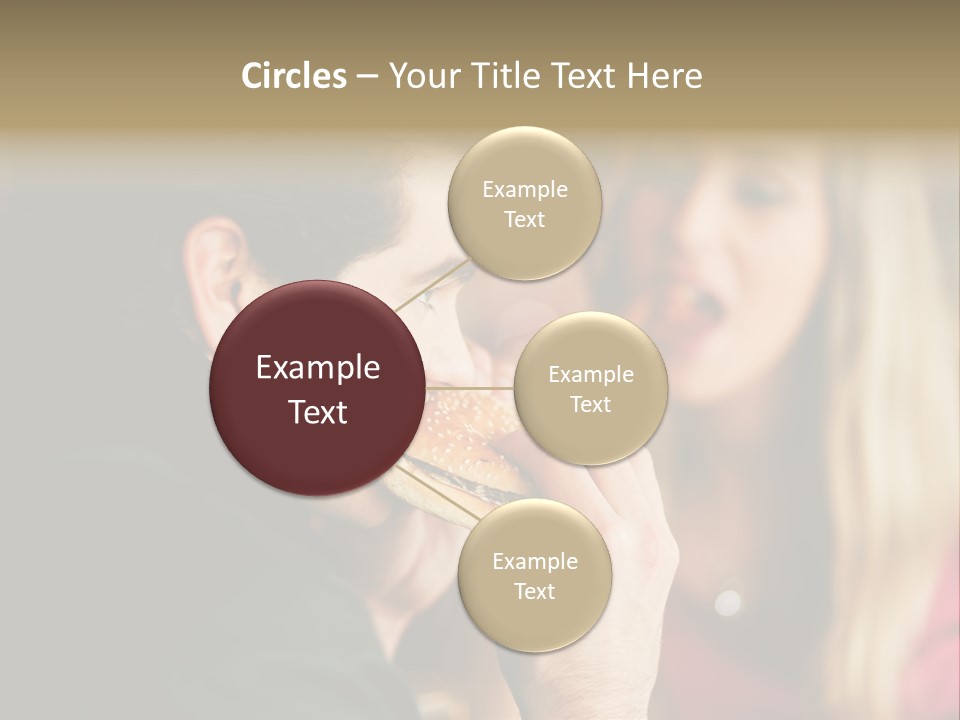 Going Out Man Meal PowerPoint Template