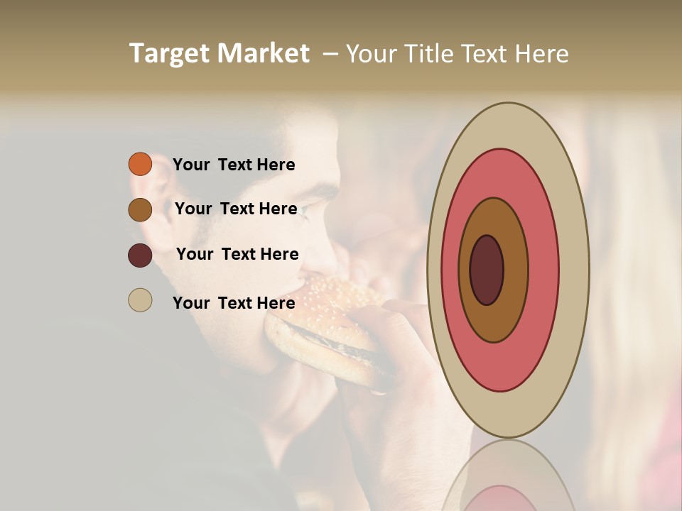 Going Out Man Meal PowerPoint Template