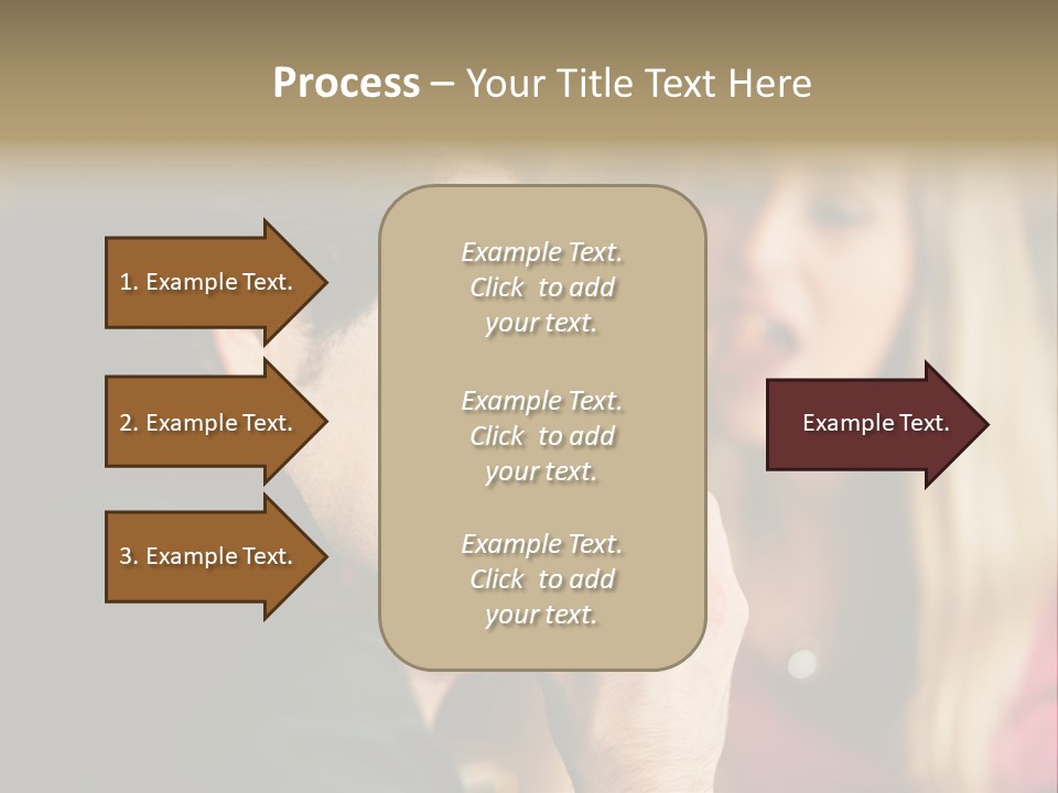 Going Out Man Meal PowerPoint Template