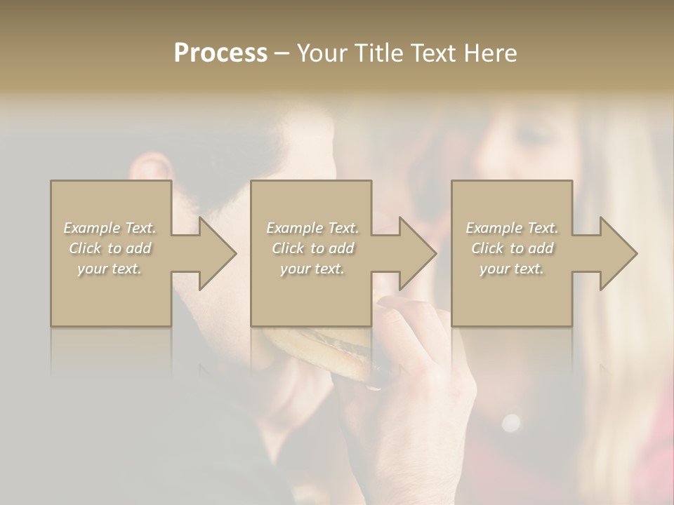 Going Out Man Meal PowerPoint Template