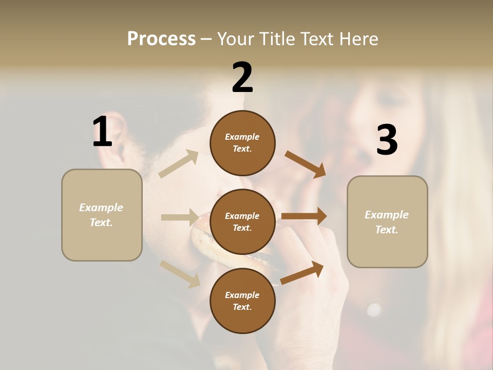 Going Out Man Meal PowerPoint Template