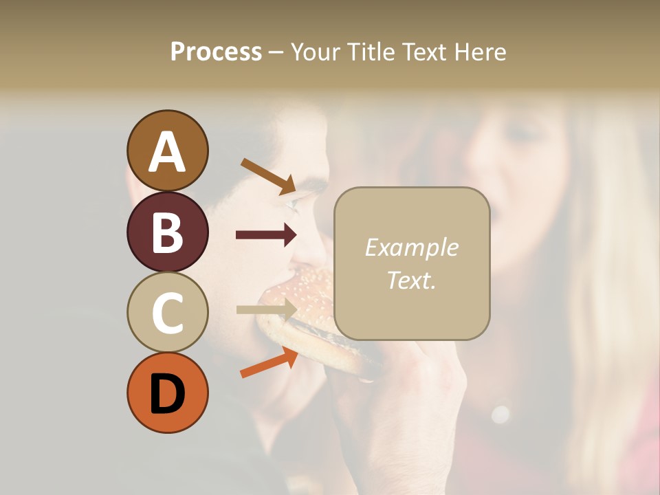 Going Out Man Meal PowerPoint Template