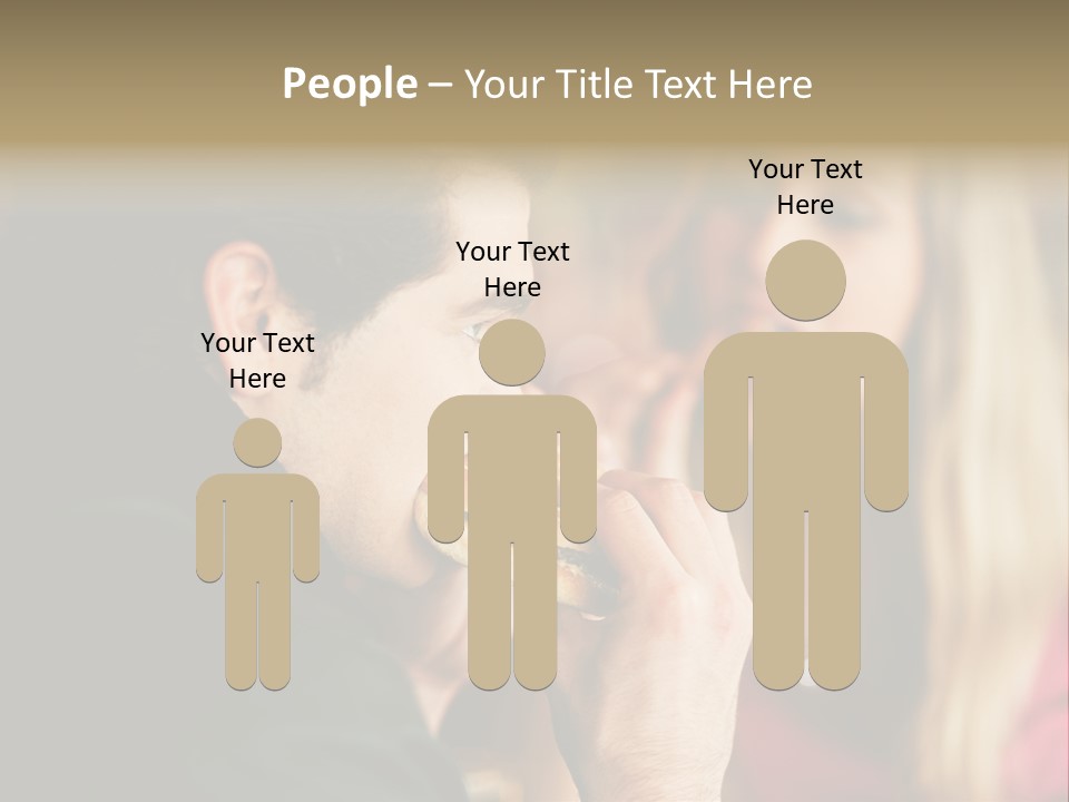 Going Out Man Meal PowerPoint Template