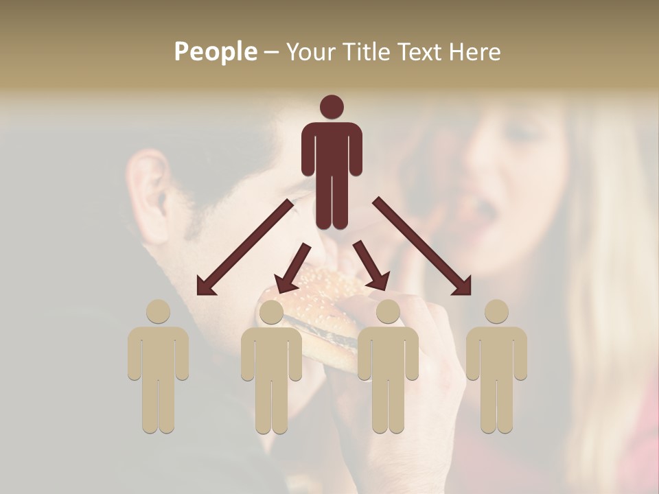 Going Out Man Meal PowerPoint Template