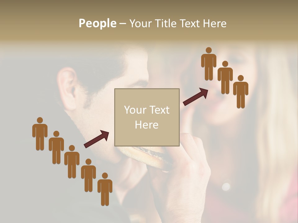 Going Out Man Meal PowerPoint Template