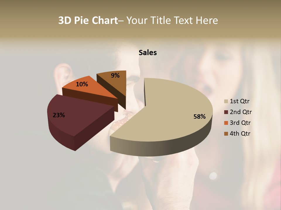Going Out Man Meal PowerPoint Template